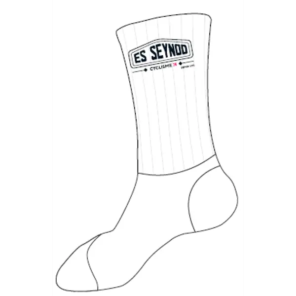 Chaussettes AERO Blanches, S/M-->38/42 ou L/XL-->43/47